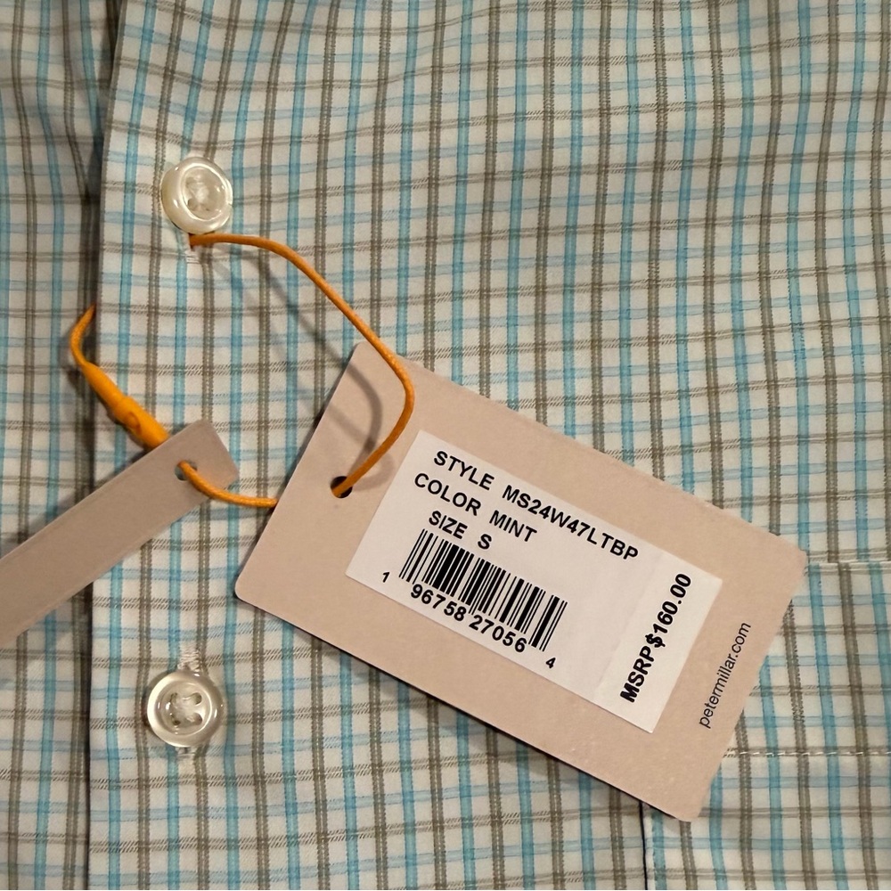 NWT Peter Millar Performance Button Down Shirt- M… - image 6